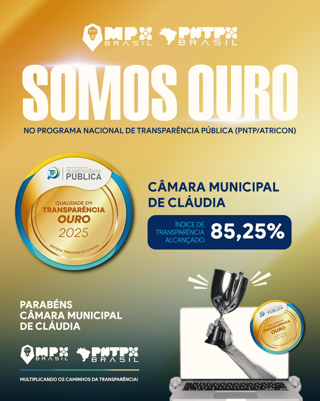 Brasão Câmara Municipal de Cláudia